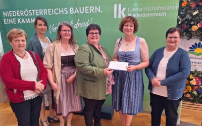 Bürgermeisterin gratulierte Oswalder Kräuterkreis zum NÖ-Ehrenpreis