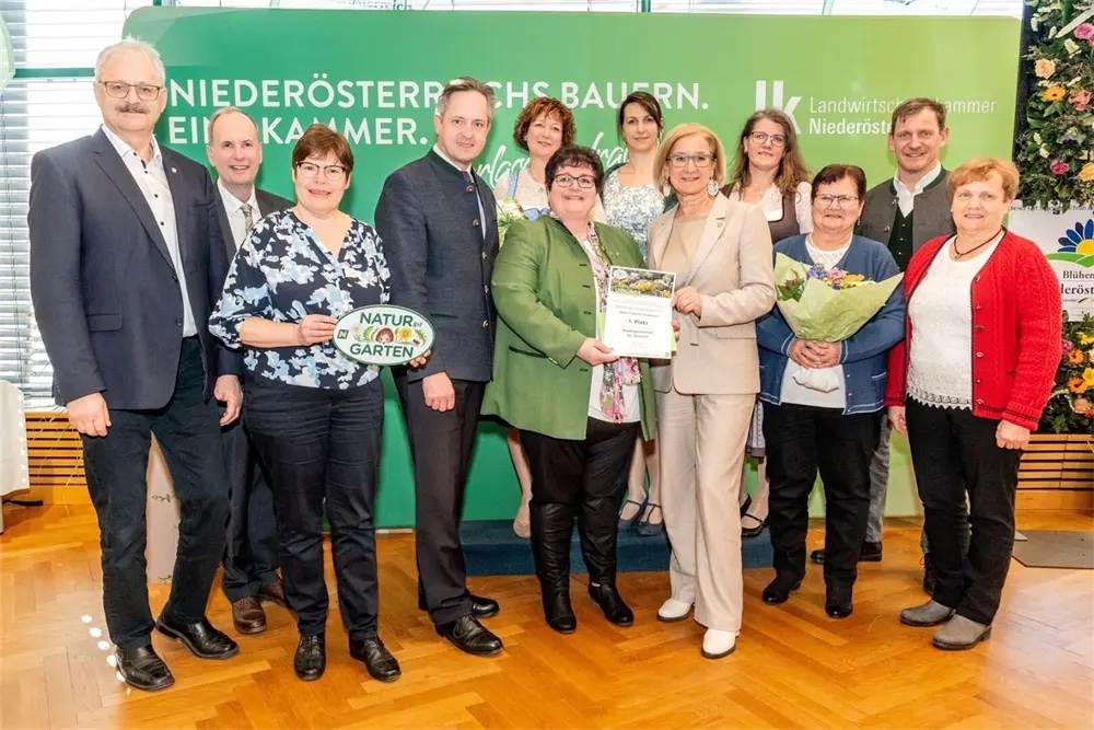 Blühendes Niederösterreich: „Natur im Garten“ Sonderpreis für Gemeinde St. Oswald im Bezirk Melk